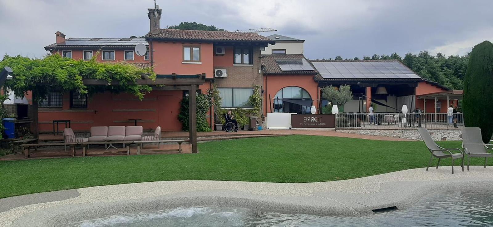 Albergo Torre Isola Vicentina Exterior foto